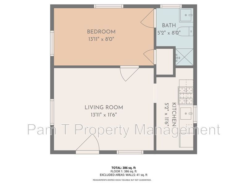 1 bedroom off of Ferguson property image