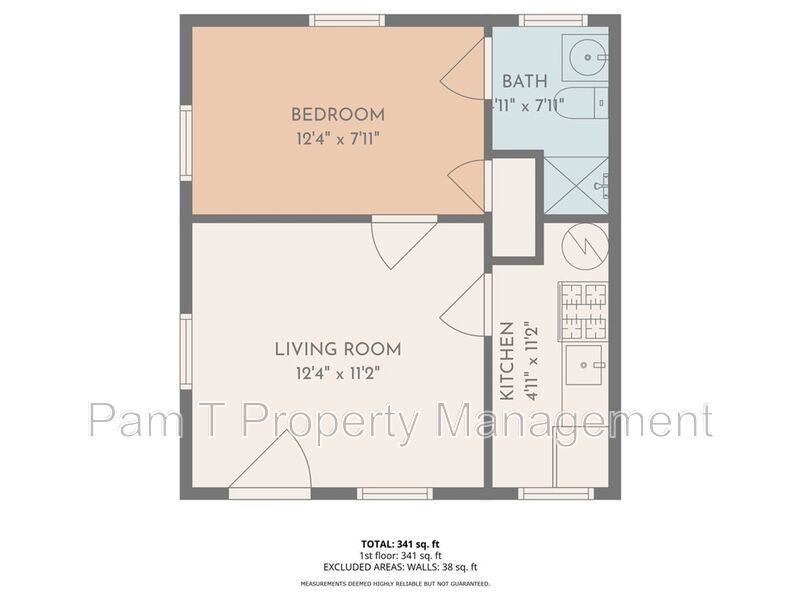 Cozy 1 bedroom/1 bath off of Ferguson property image