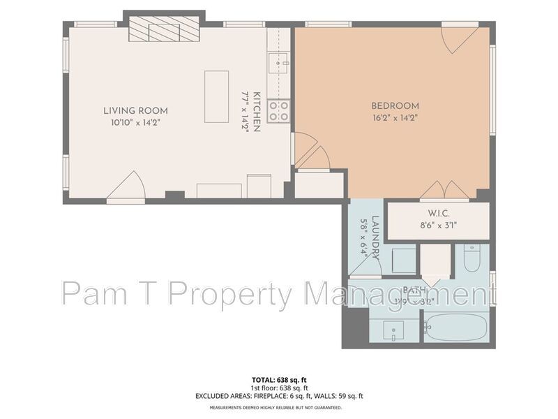 Beautiful one bedroom condo on Pulaski Square property image